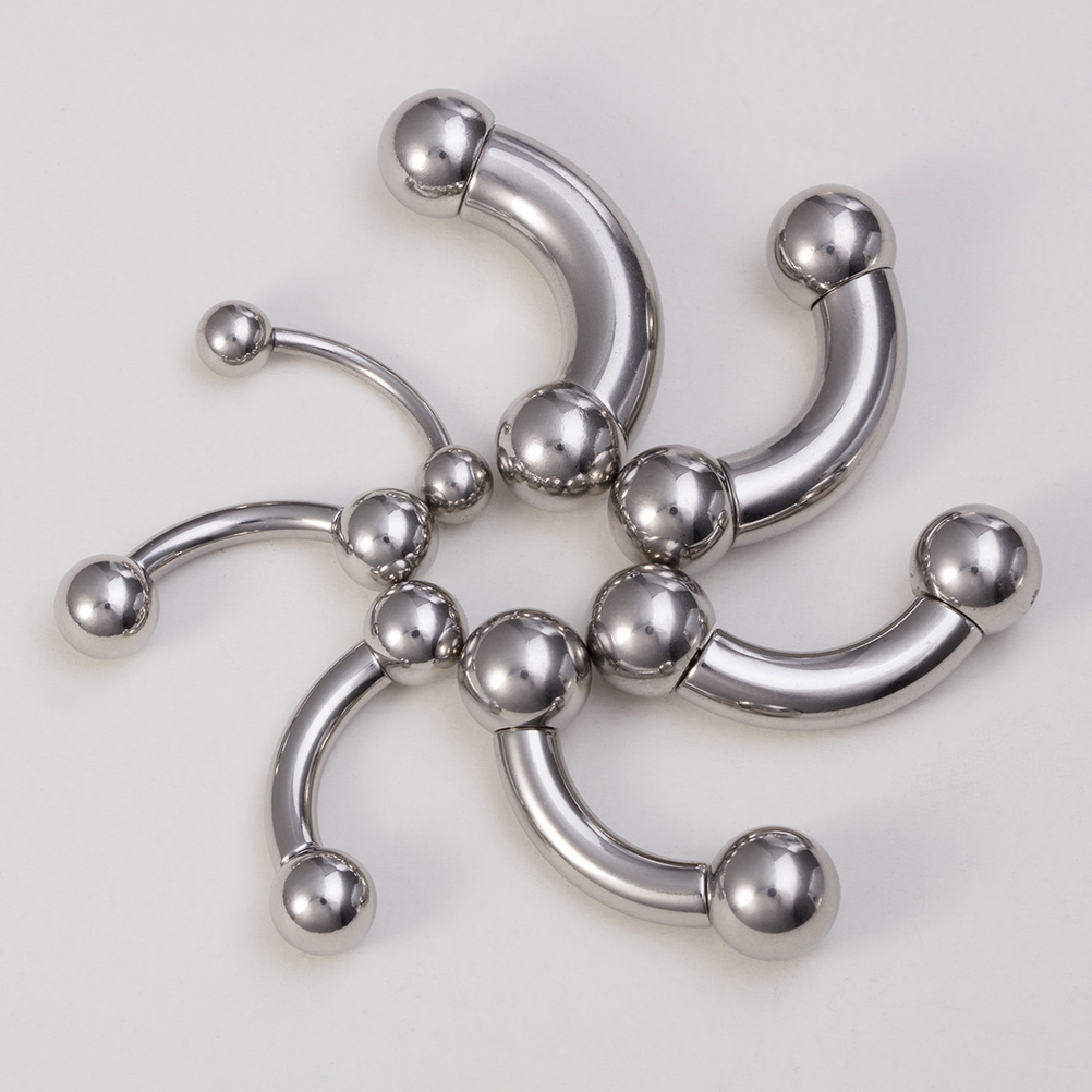 Body Jewelry Nipple Rings - 1pc Big Size Surgical Steel Eyebrow