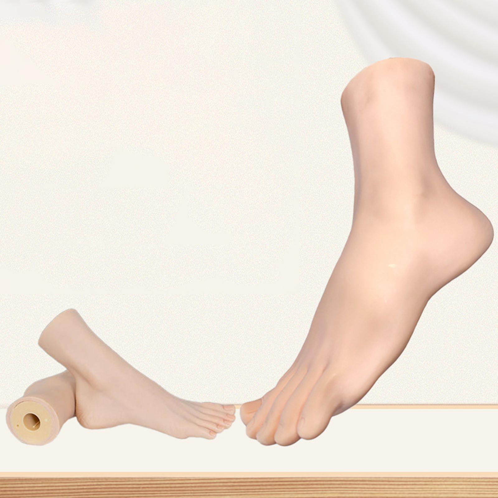 Body Jewelry Stores - PVC Soft Rubber Female Foot Mannequin