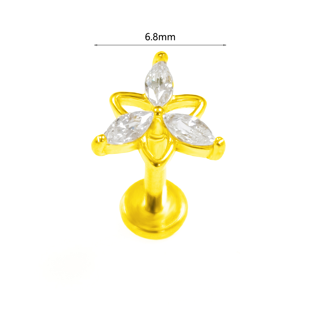 ASTM F136 G23 Titanium Pendant - مراجعة Body Jewelry Threadless وسعره