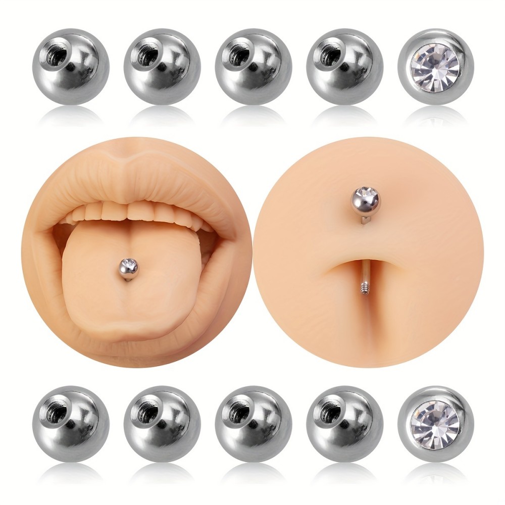 10pcs Piercing Balls 3mm 5mm S - مراجعة Body Jewelry Stores وسعره