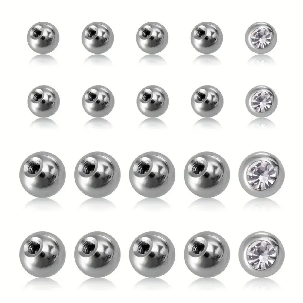 10pcs Piercing Balls 3mm 5mm S - مراجعة Body Jewelry Stores وسعره