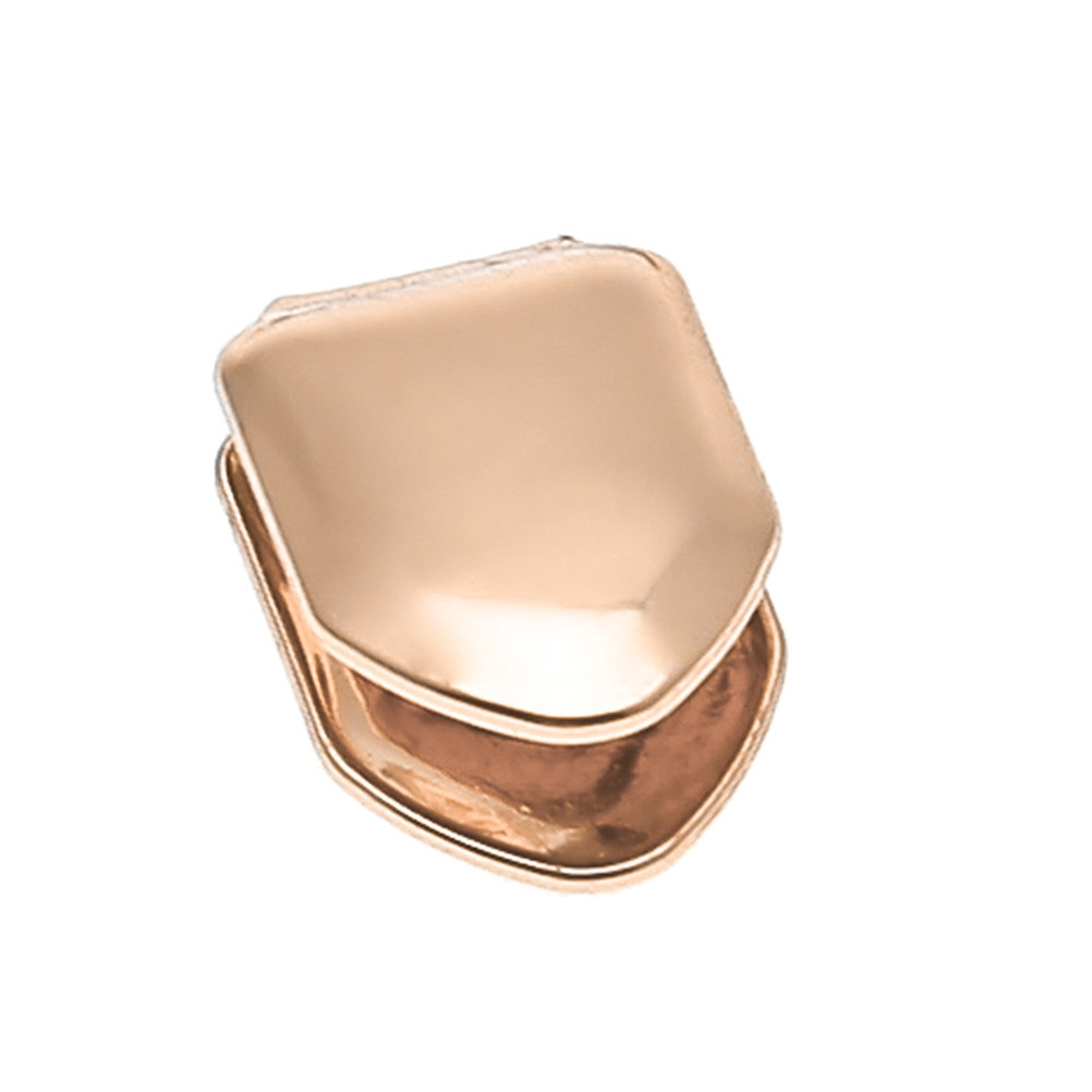 2Pcs Golden Teeth Braces Fine  - مراجعة Body Jewelry Videos وسعره