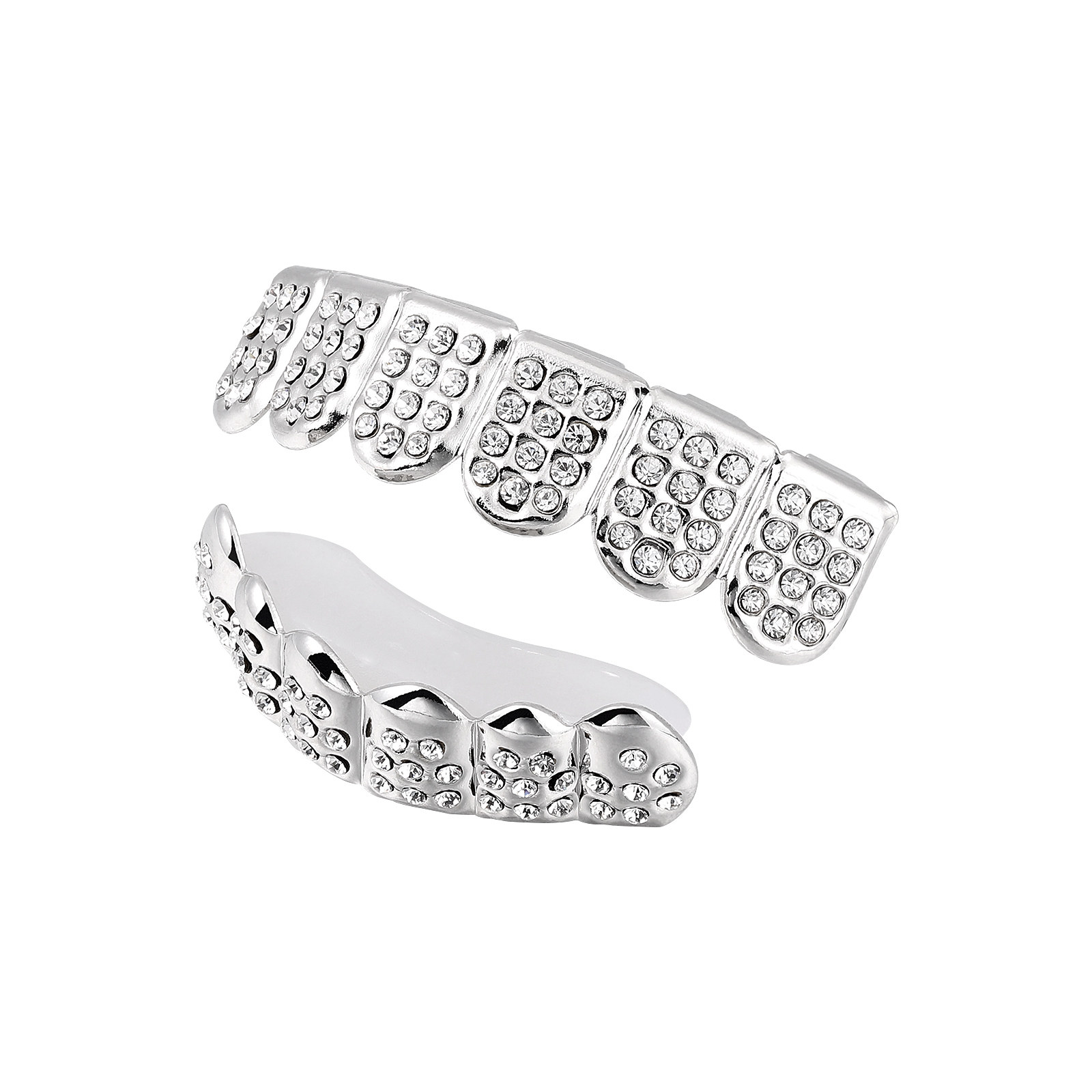 1Set Gold Plated Hip Hop Mouth - مراجعة Body Jewelry Videos وسعره