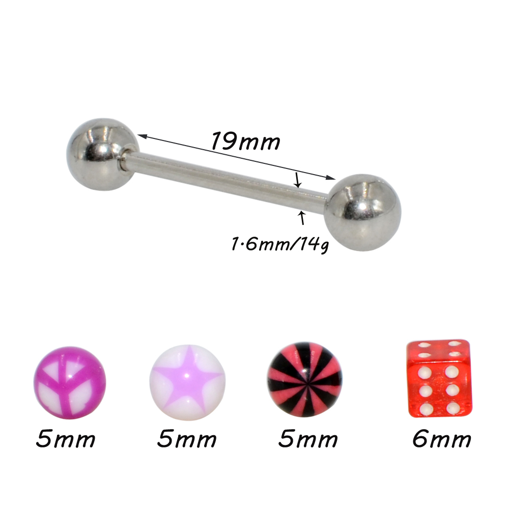 1Set(5 pcs) Surgical Steel Bar - مراجعة Body Jewelry Nipple Rings وسعره