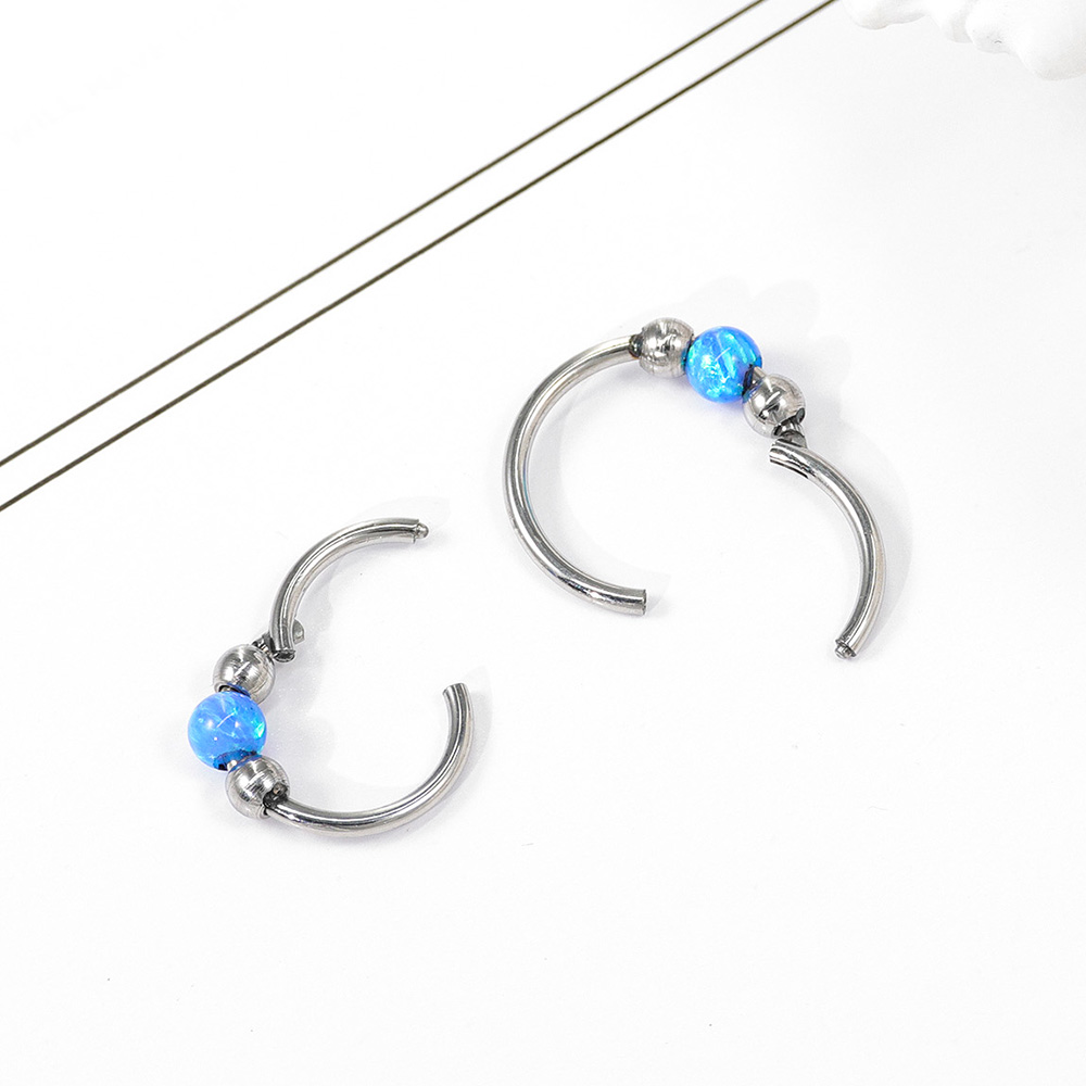 Opal Nose Ring Sparkle Set, Me - مراجعة Body Jewelry Eu وسعره