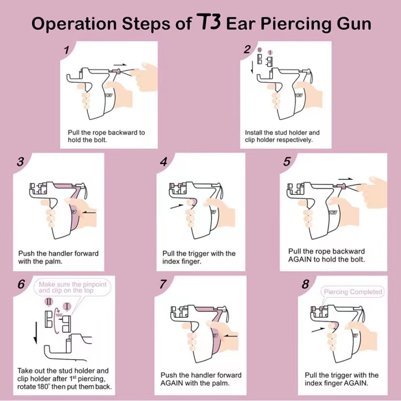 T3 Ear Piercing Gun Kit Asepti - مراجعة Body Jewelry Stores وسعره