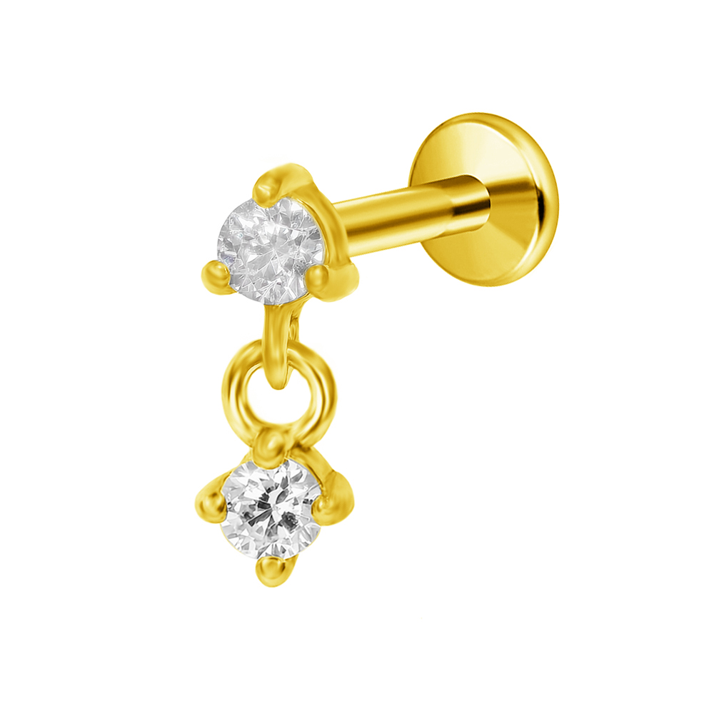 G23 Titanium Moon Star Pendant - مراجعة Body Jewelry Threadless وسعره