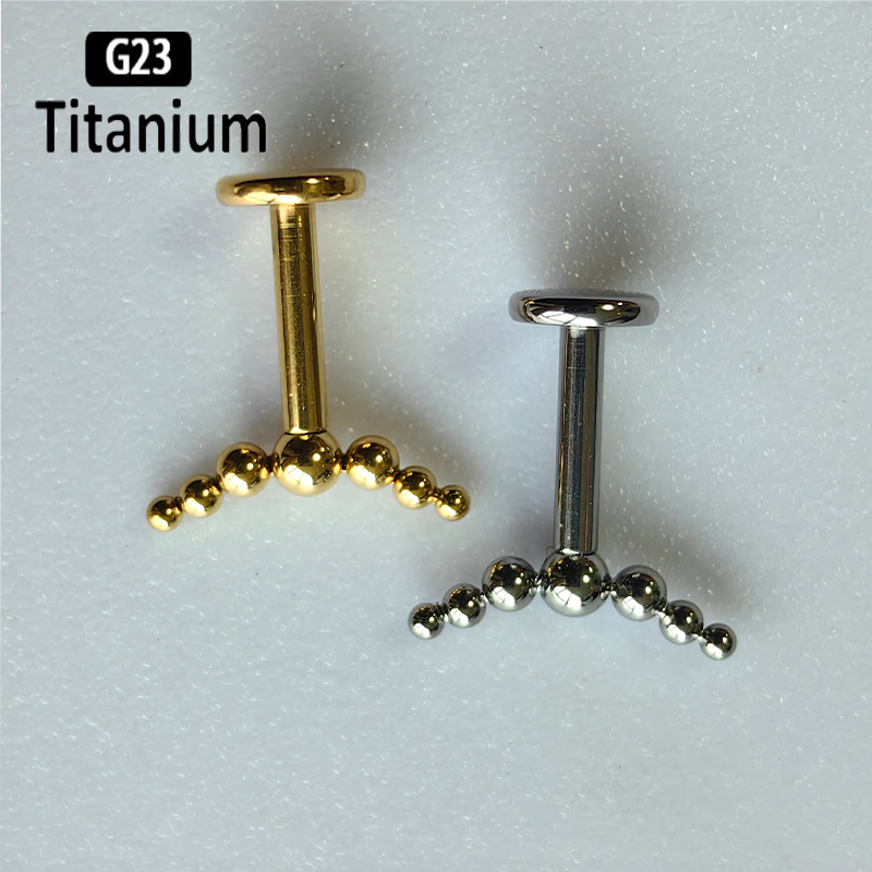 G23 Titanium Piercing 7pcs Bal - مراجعة Cluster Stud Ear وسعره