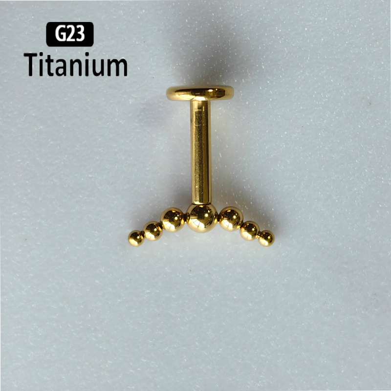 G23 Titanium Piercing 7pcs Bal - مراجعة Cluster Stud Ear وسعره