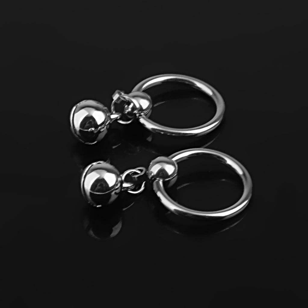Silver Stainless Steel Nipple  - مراجعة Body Jewelry Nipple Rings وسعره