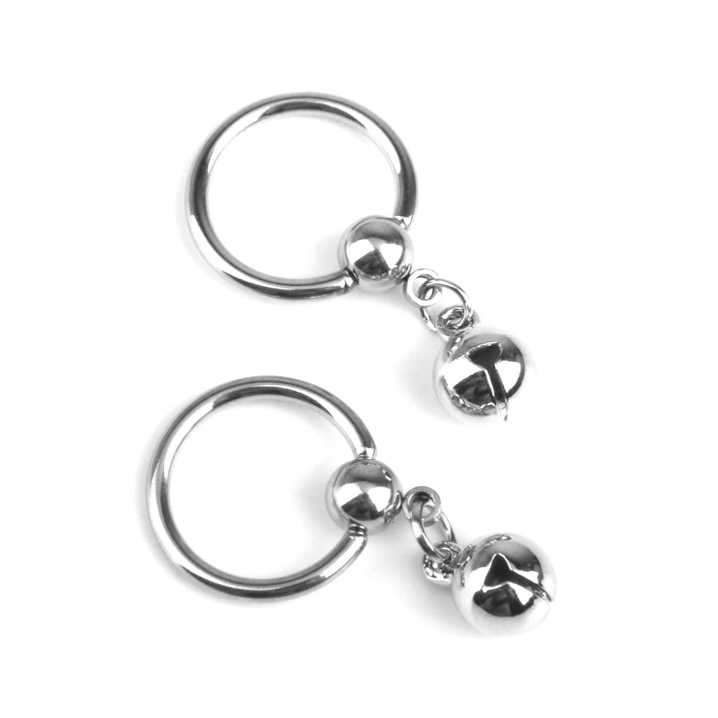 Silver Stainless Steel Nipple  - مراجعة Body Jewelry Nipple Rings وسعره