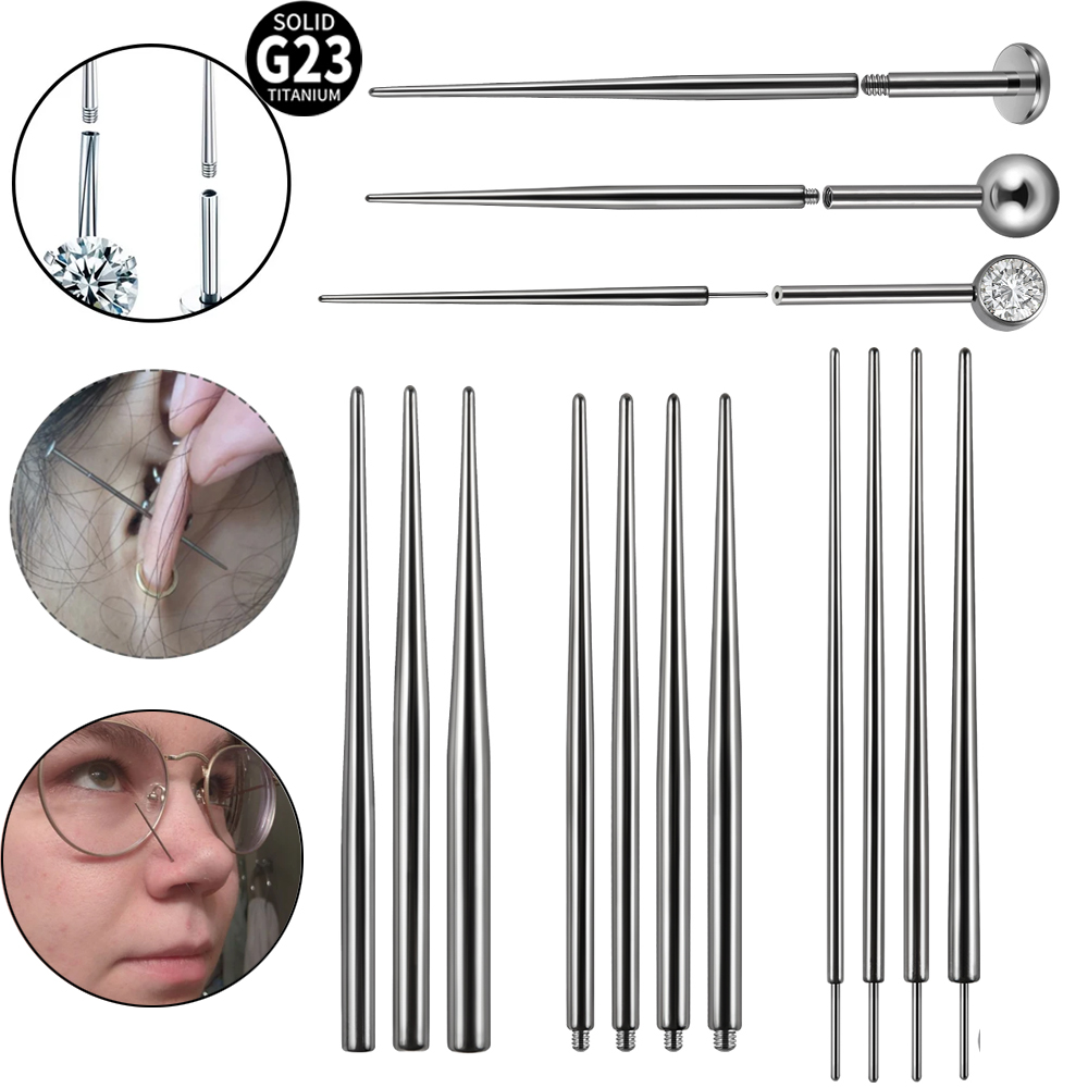 G23 Titanium1Pc Titanium Inser - مراجعة Body Jewelry Threadless وسعره