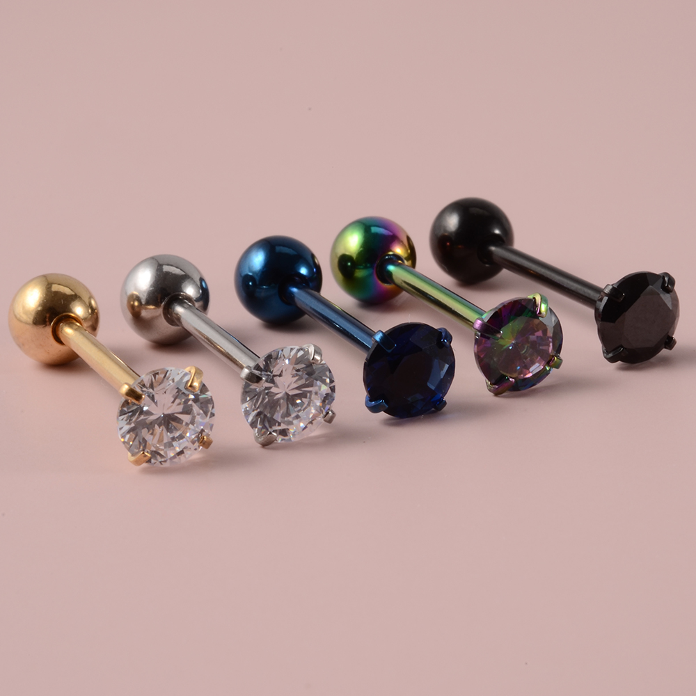 1PCS Surgical Steel Tongue Bar - مراجعة Body Jewelry Nipple Rings وسعره