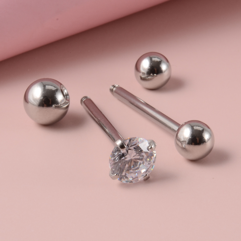 1PCS Surgical Steel Tongue Bar - مراجعة Body Jewelry Nipple Rings وسعره