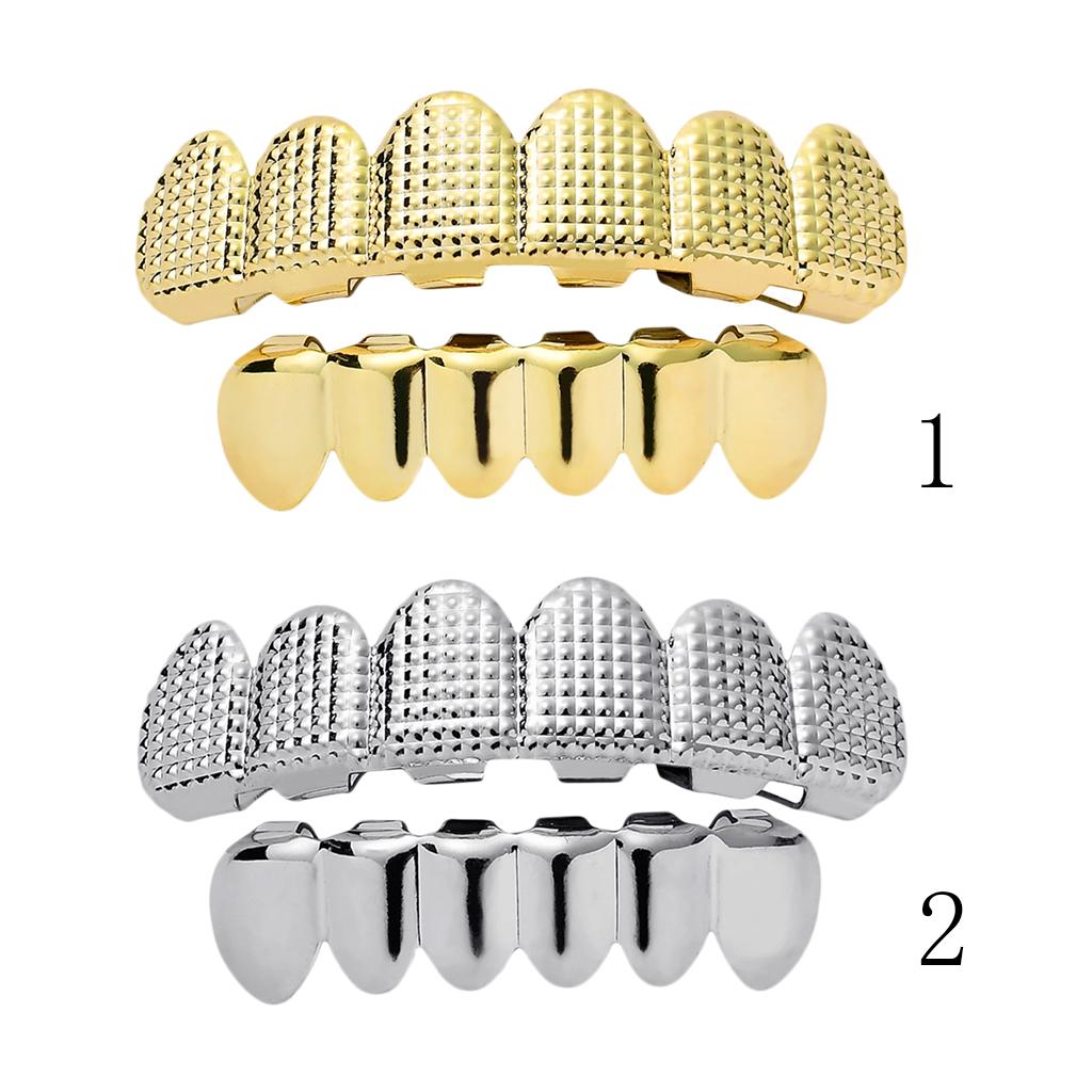 Flat Teeth 18K Gold Plated Gri - مراجعة Body Jewelry Videos وسعره