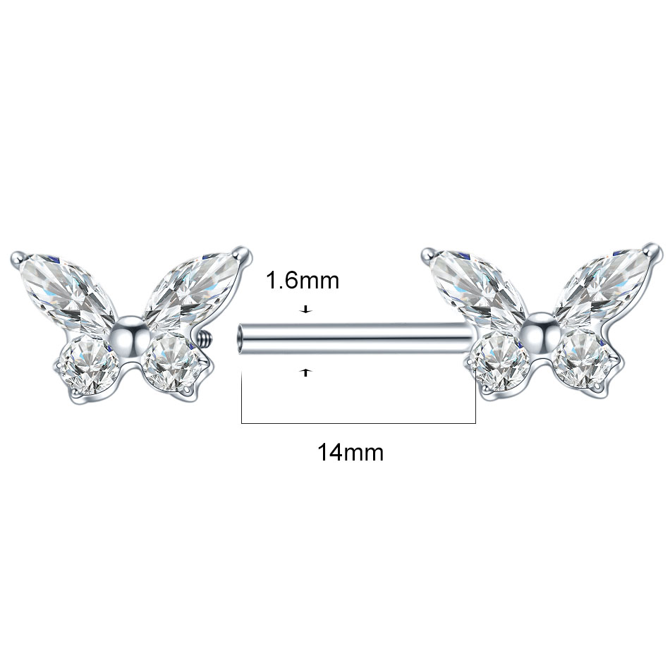 1Pc G23 Titanium Nipple Ring S - مراجعة Body Jewelry Nipple Rings وسعره