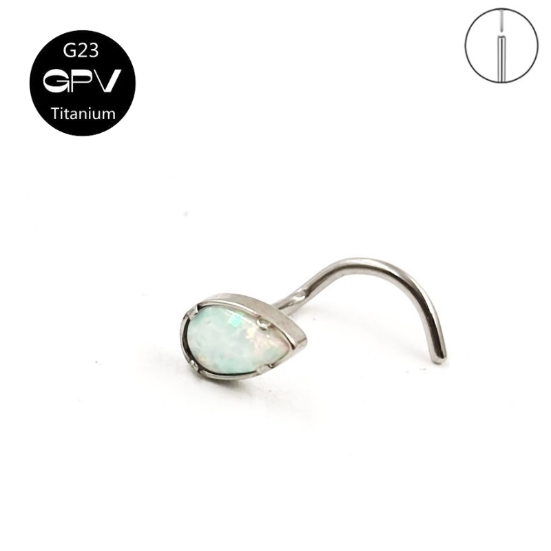 G23 Titanium 5-Word Nose Nail  - مراجعة Body Jewelry Manufacturers وسعره
