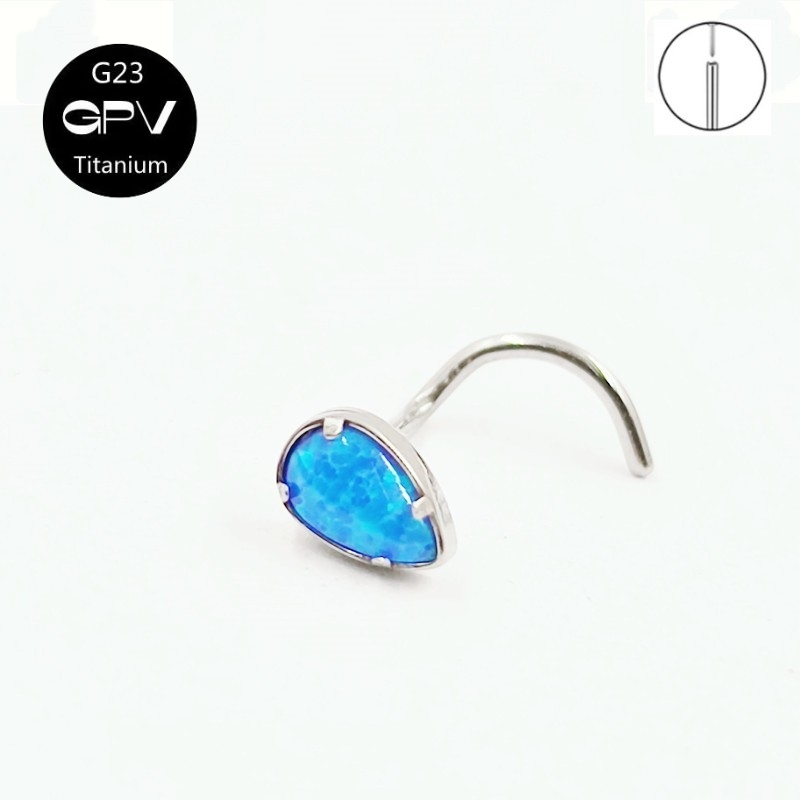 G23 Titanium 5-Word Nose Nail  - مراجعة Body Jewelry Manufacturers وسعره