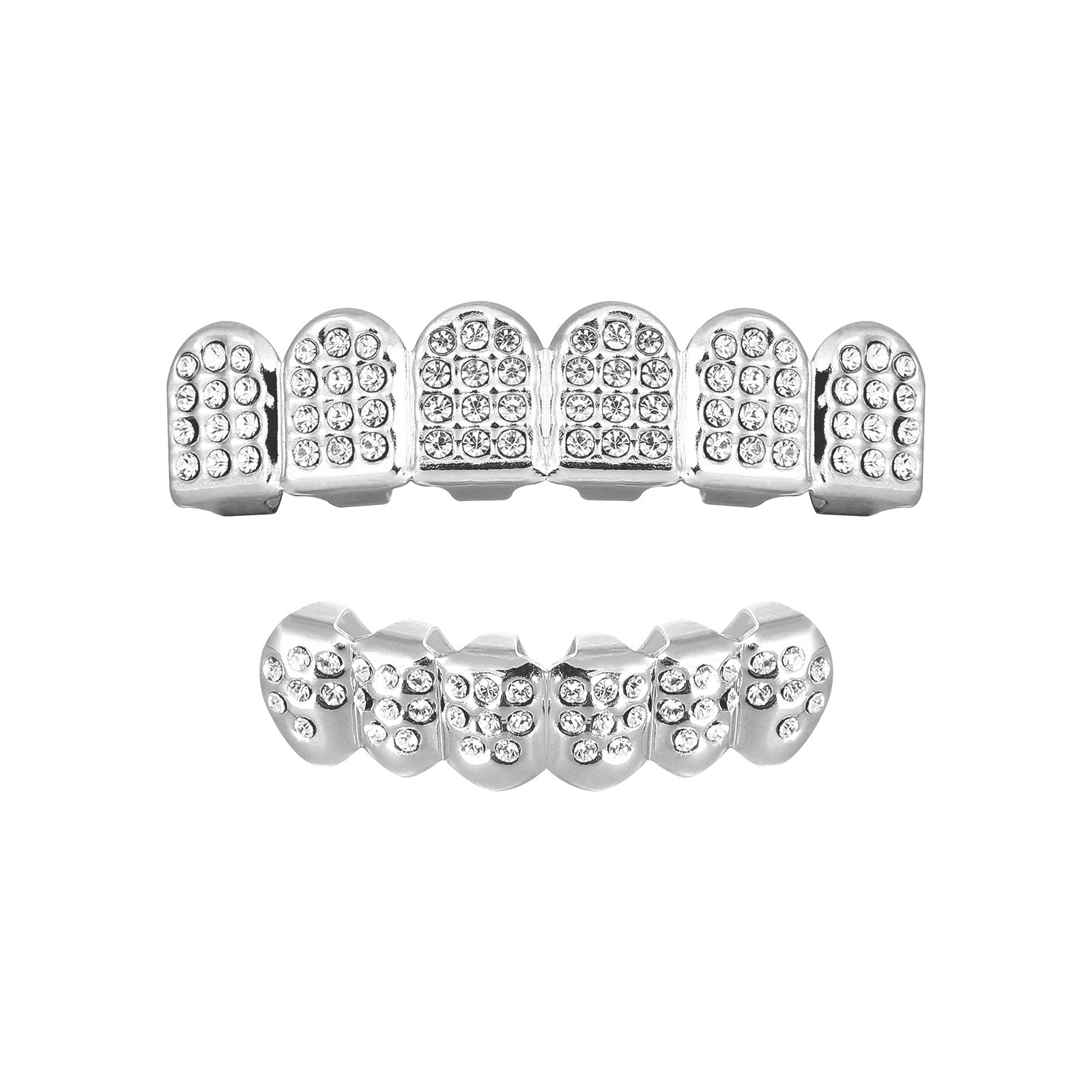 1Set Gold Plated Hip Hop Mouth - مراجعة Body Jewelry Videos وسعره