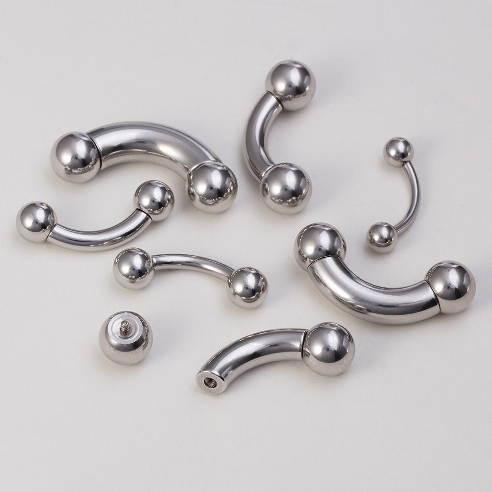 1pc Big Size Surgical Steel Ey - مراجعة Body Jewelry Nipple Rings وسعره
