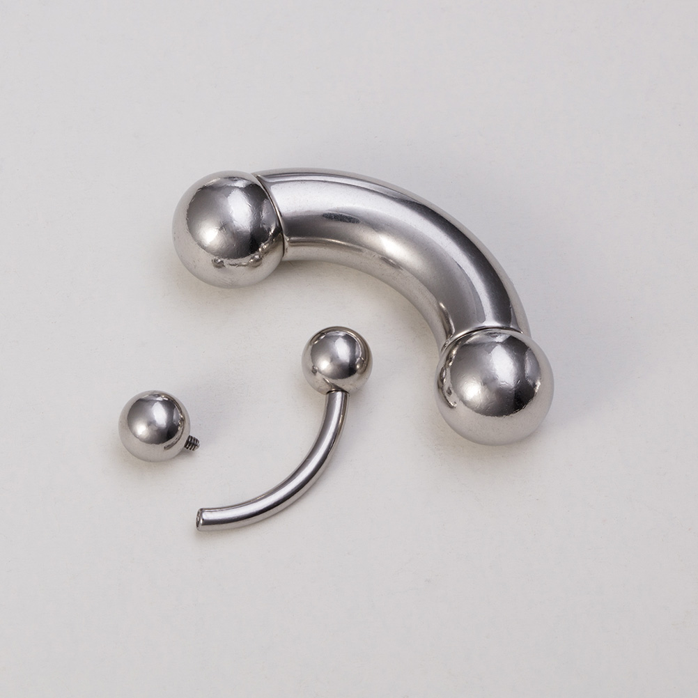 1pc Big Size Surgical Steel Ey - مراجعة Body Jewelry Nipple Rings وسعره