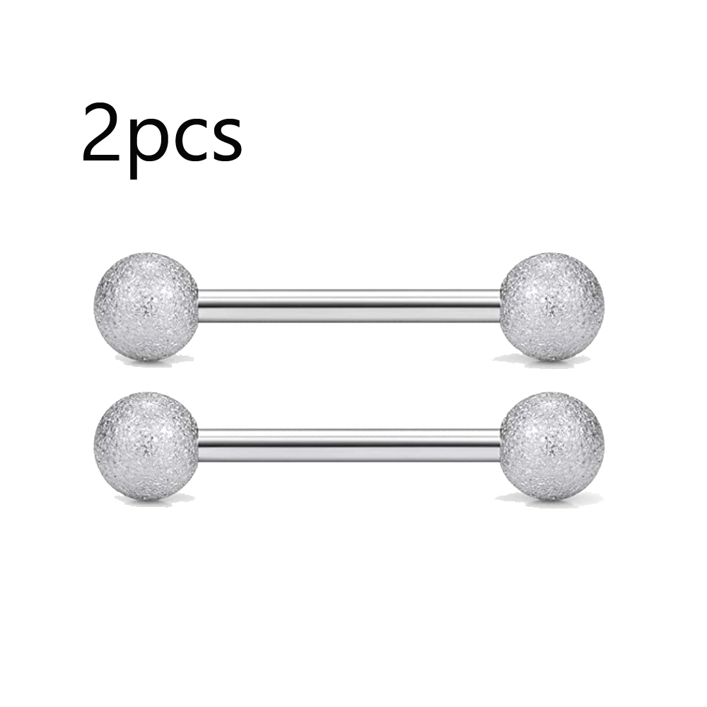 14G Tongue Rings Nipple Rings  - مراجعة Body Jewelry Nipple Rings وسعره