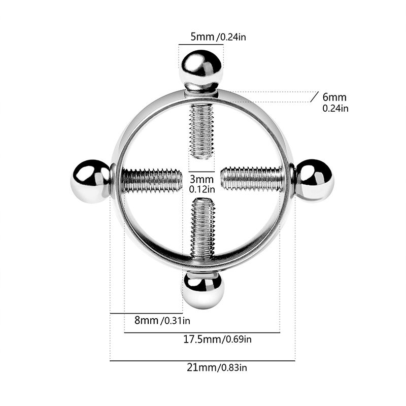 1pair Stainless Steel Cross Ni - مراجعة Body Jewelry Nipple Rings وسعره