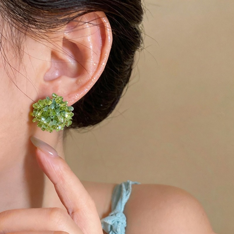 Fresh Handmade Flower Cluster  - مراجعة Cluster Stud Ear وسعره