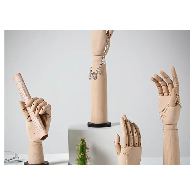 Solid Wood Hand Mannequin Rack - مراجعة Body Jewelry Stores وسعره