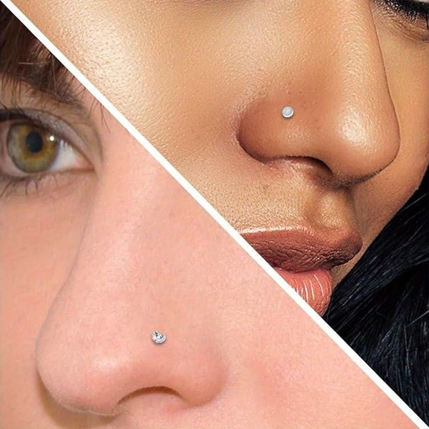 16G 18G Push in Threadless Nos - مراجعة Body Jewelry Threadless وسعره