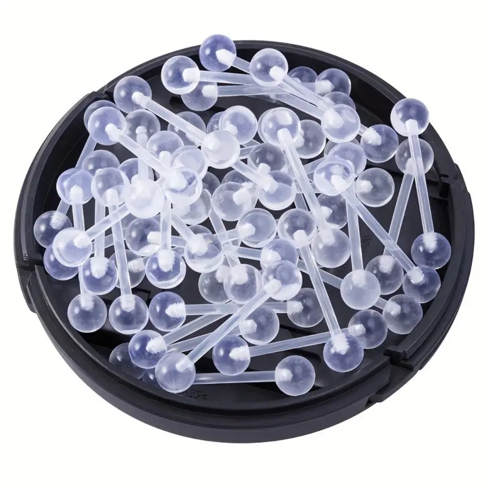 JKC Store 10pcs Acrylic Barbel - مراجعة Body Jewelry Stores وسعره