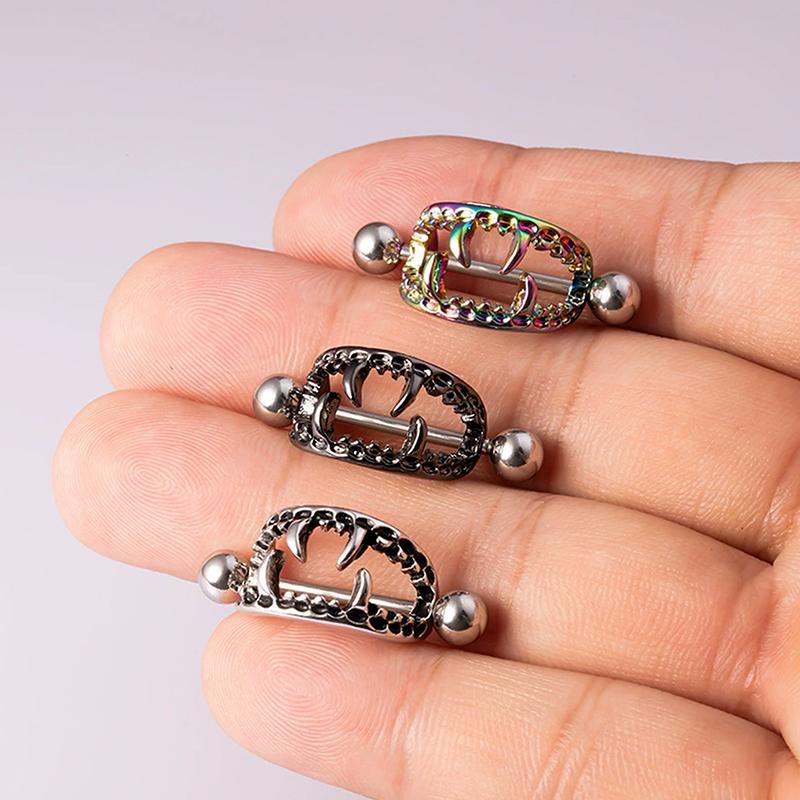 1pcs Stainless Steel Nipple Ri - مراجعة Body Jewelry Nipple Rings وسعره