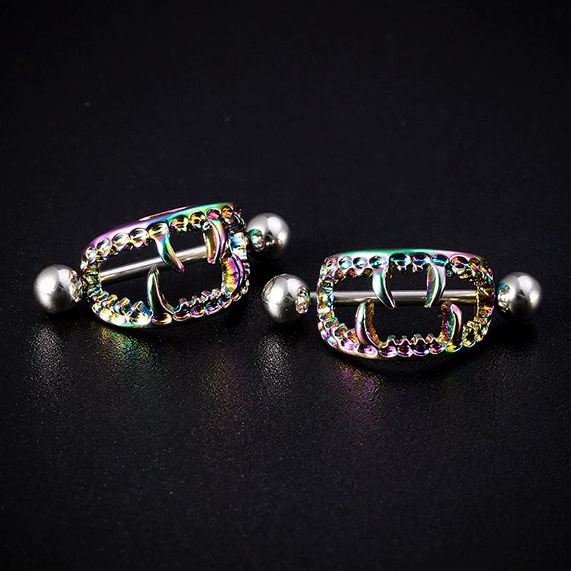 1pcs Stainless Steel Nipple Ri - مراجعة Body Jewelry Nipple Rings وسعره